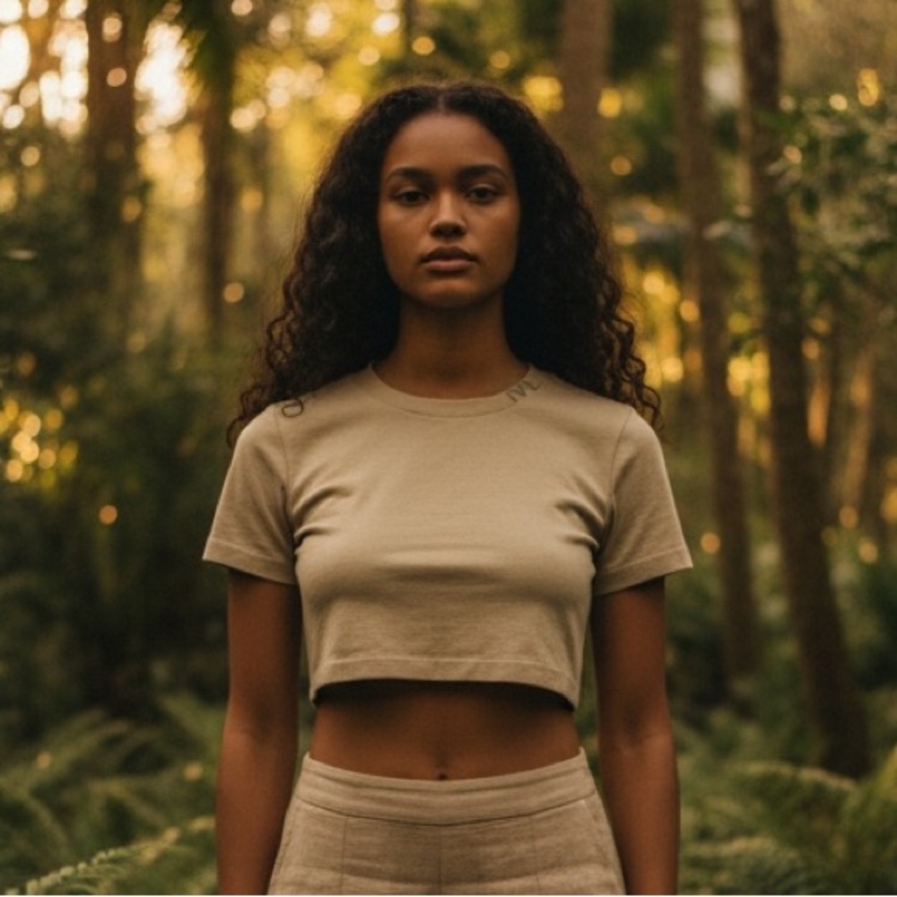 IVL Seamless Knit T-Shirt Bra Top